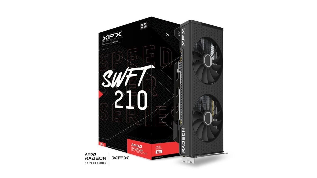 XFX Speedster Radeon RX 7800 XT | 16GB GDDR6 | AMD RDNA3 | PCIe 4.0 | GPU