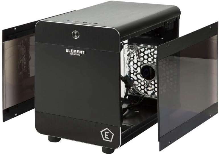 ATOMIC Gaming PC | AMD Ryzen 5 5600 | RX6600 8GB | 16GB RAM | 256GB NVMe + 1TB HDD | Mini ITX | Win 11 Pro