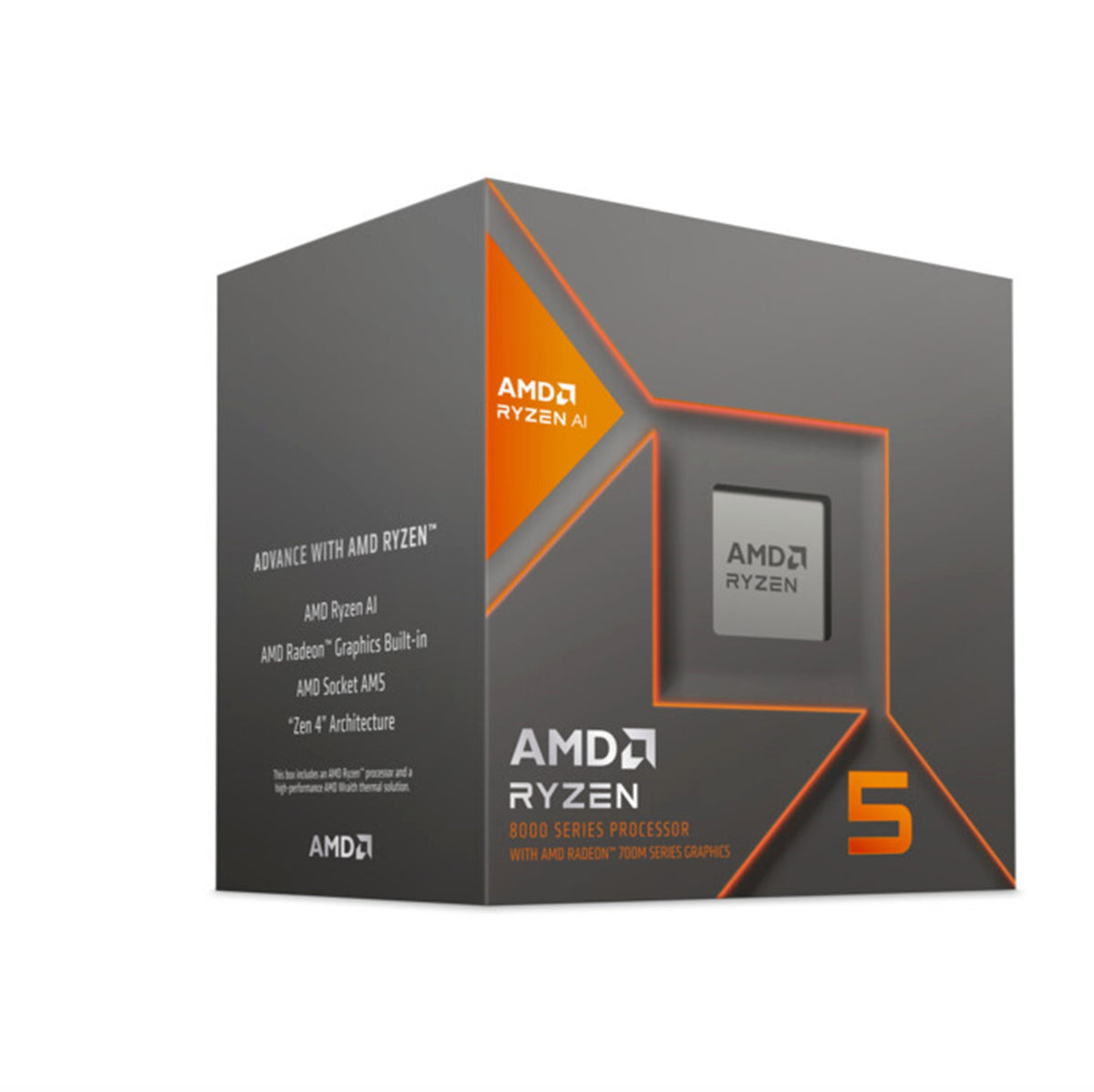 AMD Ryzen 5 8600G 4.35GHz 6 Core AM5 Processor, 12 Threads, 5.0GHz Boost RDNA3