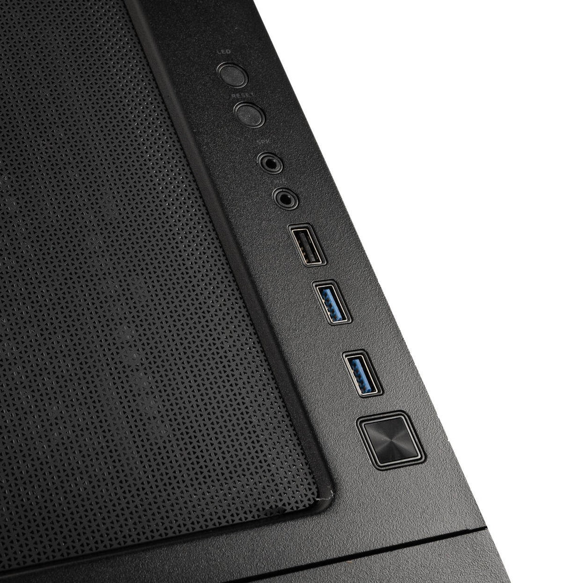 Kolink Stronghold Prime Mid Tower ATX PC Gaming Case - Black Tempered Glass