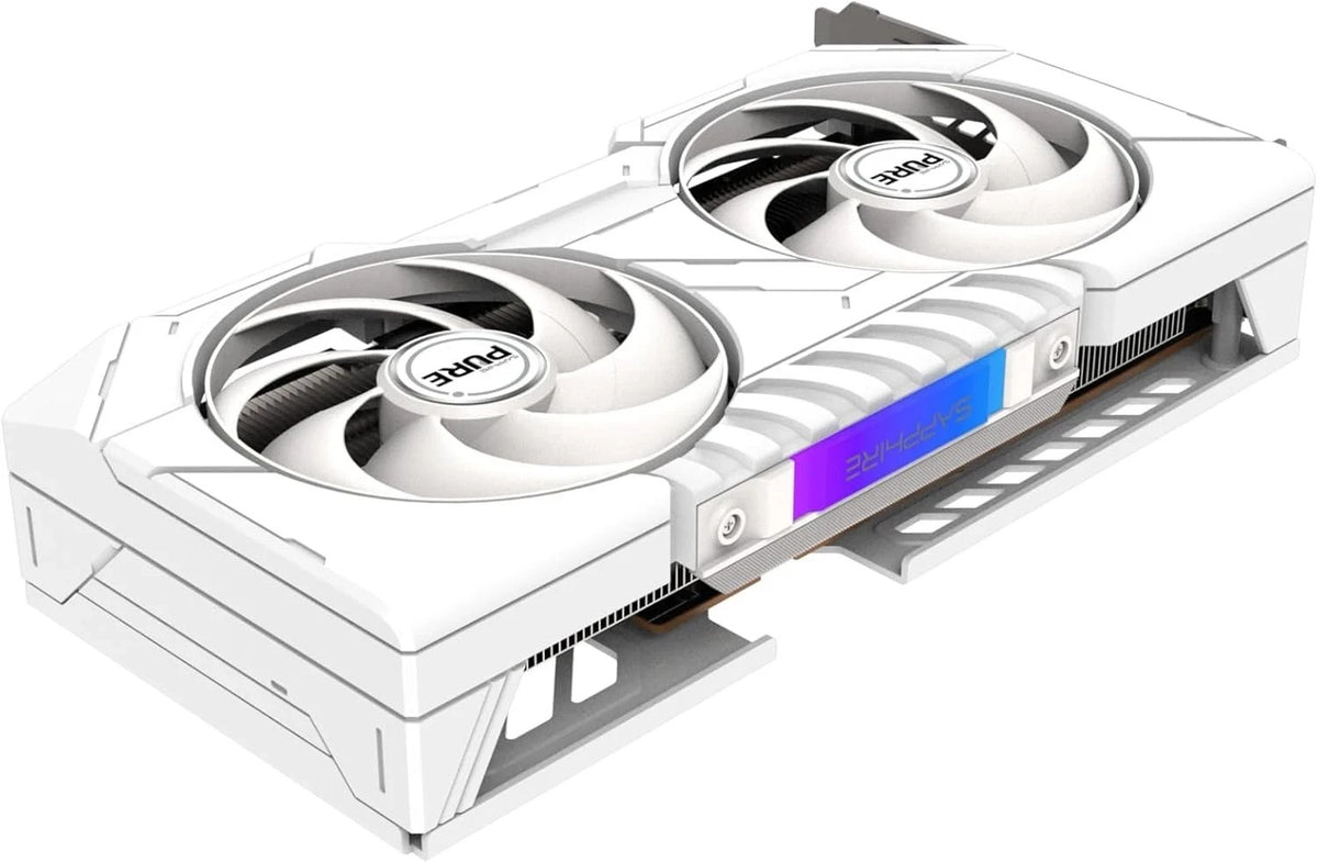 Sapphire Tech Pure AMD Radeon RX 9060 XT Gaming OC 16GB 2 HDMI-DP RGB White