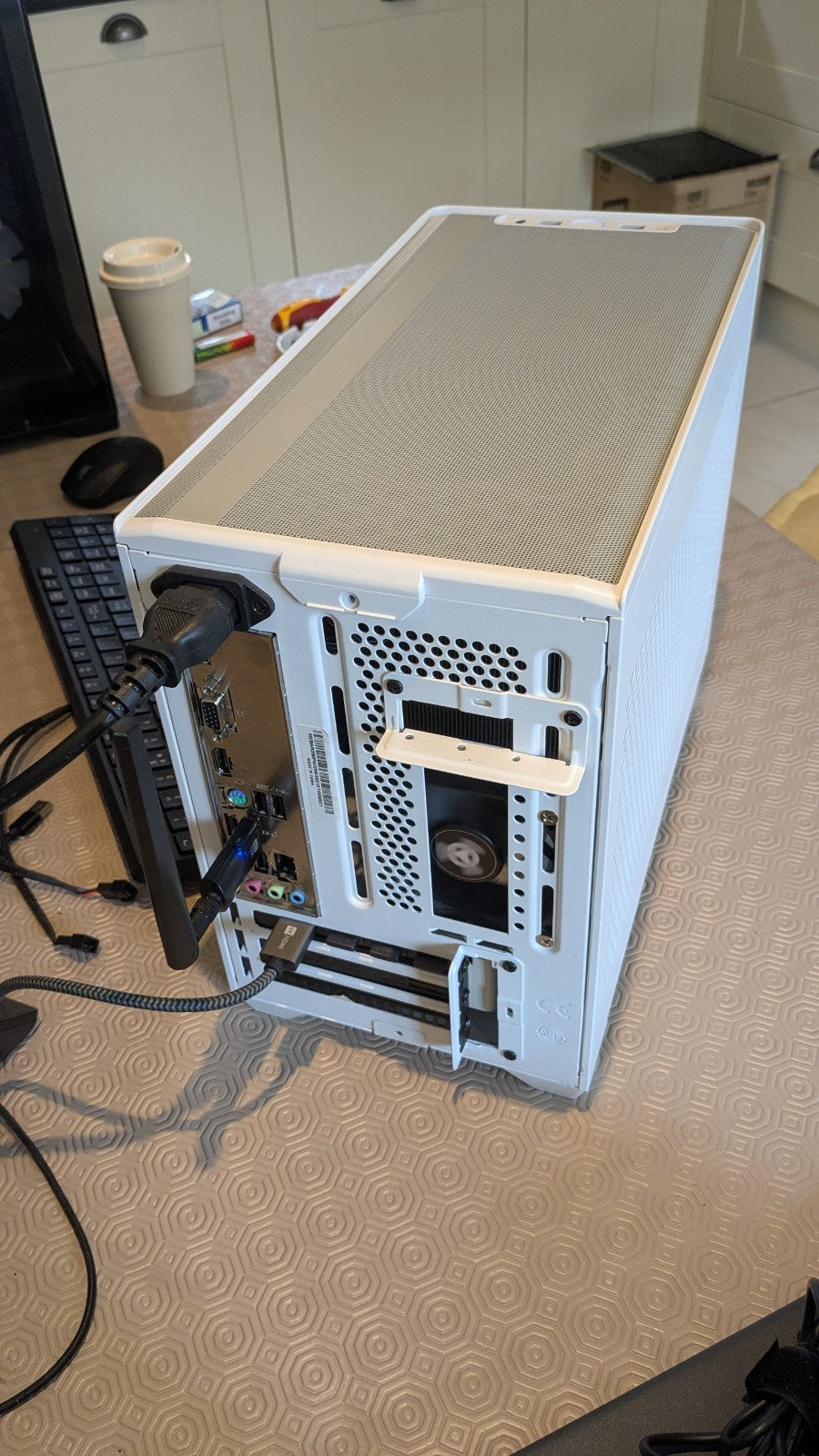 White Content Gaming Mini PC I5 14400 16GB DDR5 1tb Nvme 10gb INTEL ARC B570 W11