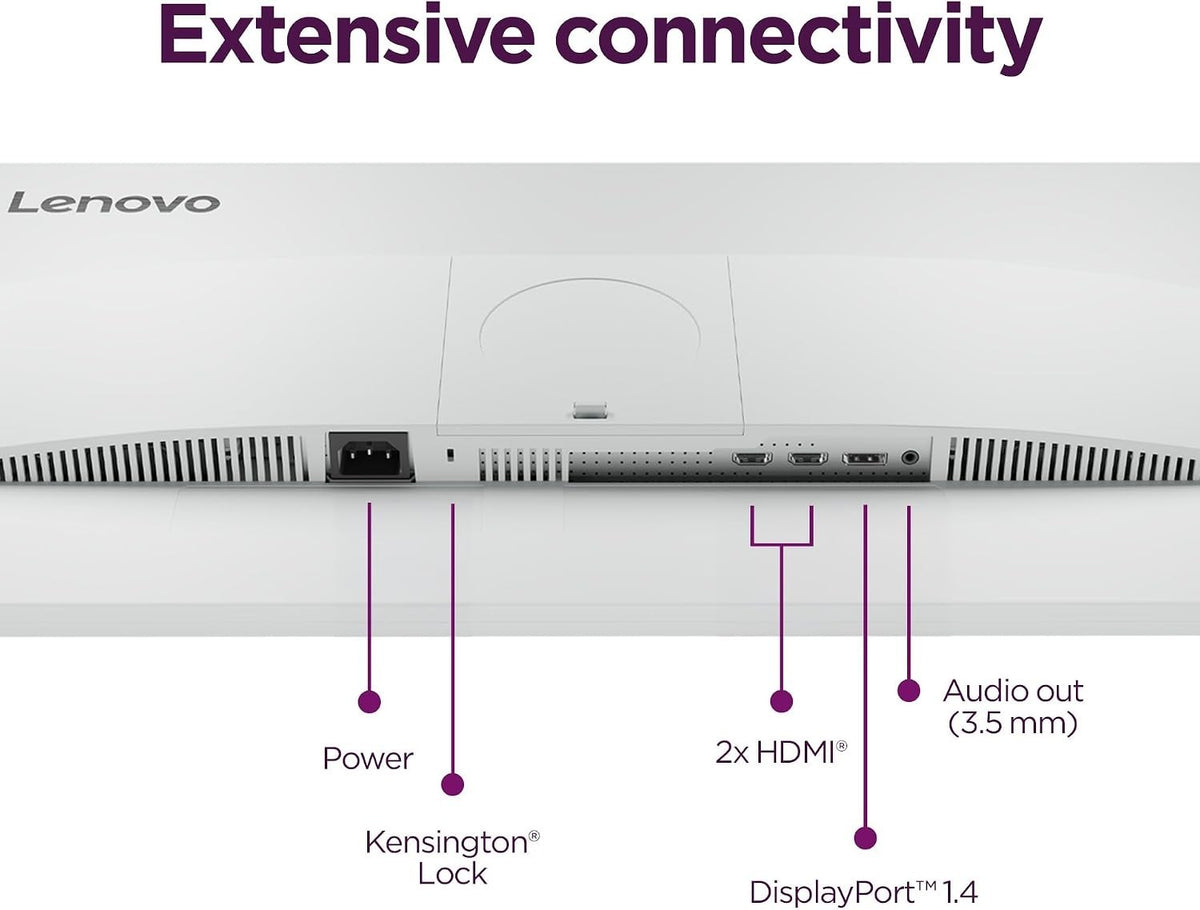 Lenovo L27q-4A 27" QHD IPS Monitor | 100Hz | 1ms | 99% sRGB | Built-in Speakers