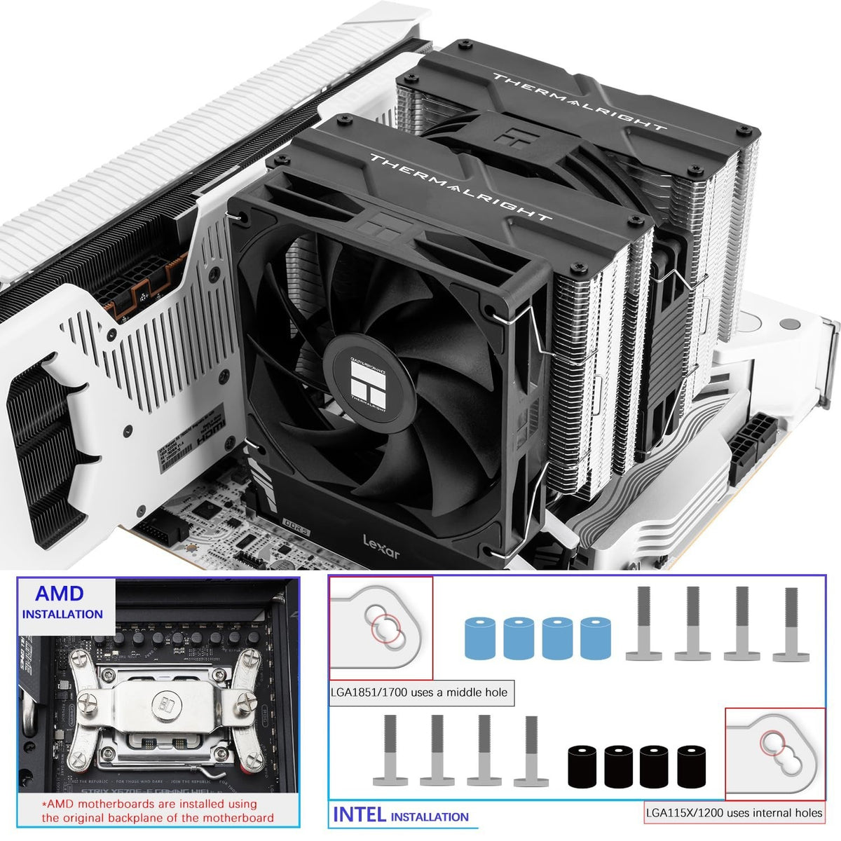 Thermalright Peerless Assassin 140 SE CPU Air Cooler Dual Tower LGA1700 AM5