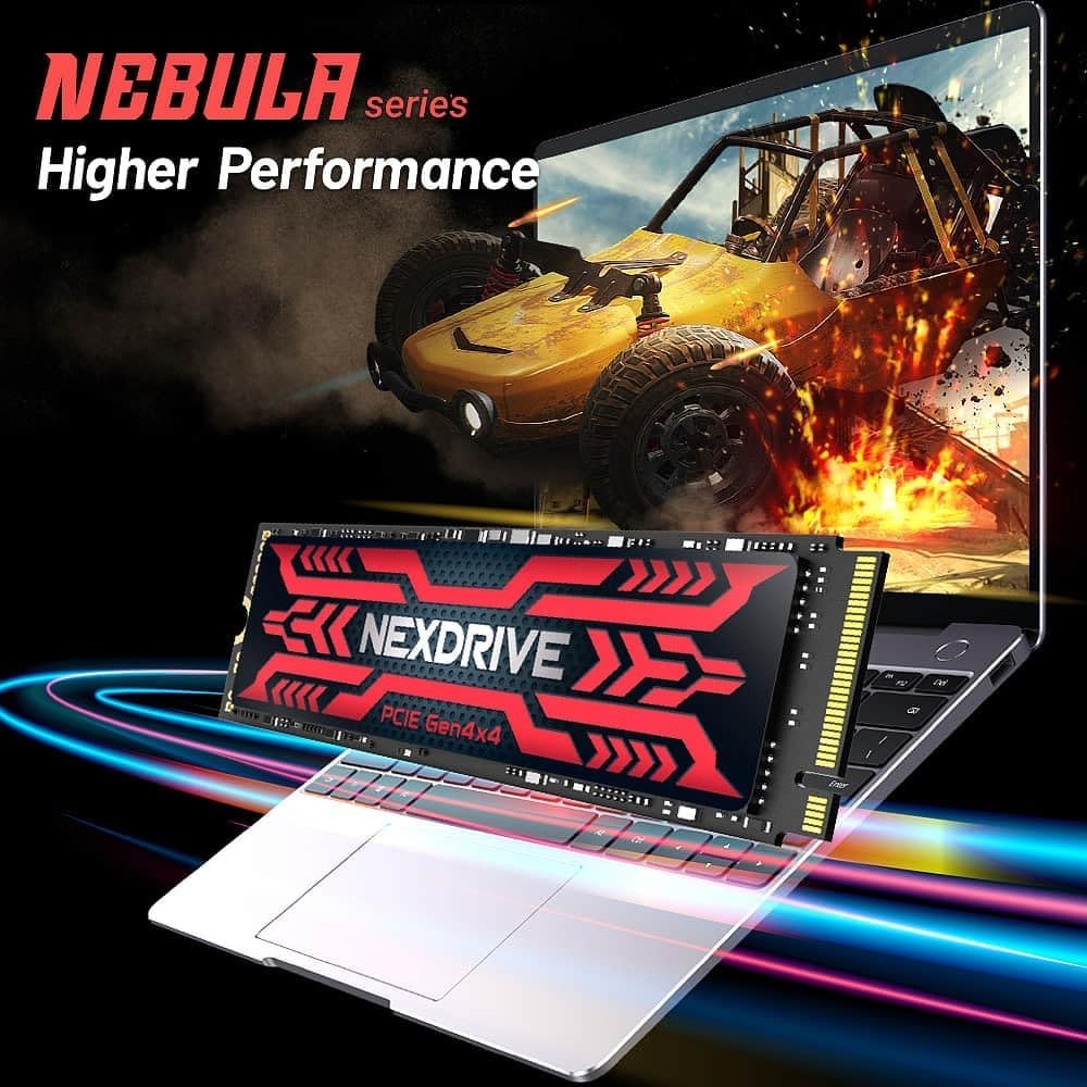 NexDrive Nebula SV800 Gen 4 NVMe SSD | 7100MB/s | M.2 2280 | 1TB / 2TB