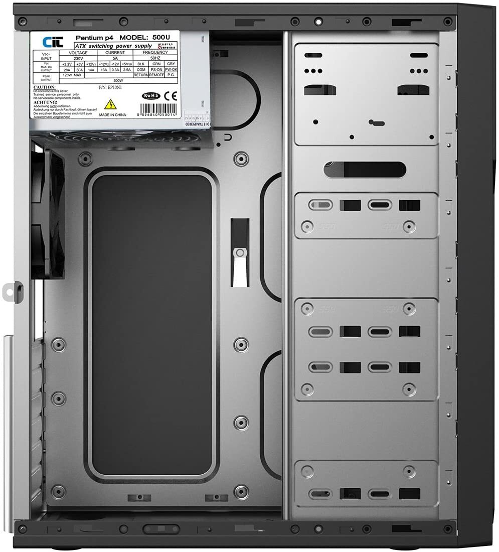 Silent Intel Core i3-12100 Home & Office PC | 8-32GB RAM | 256GB NVMe SSD | Win 11 Pro