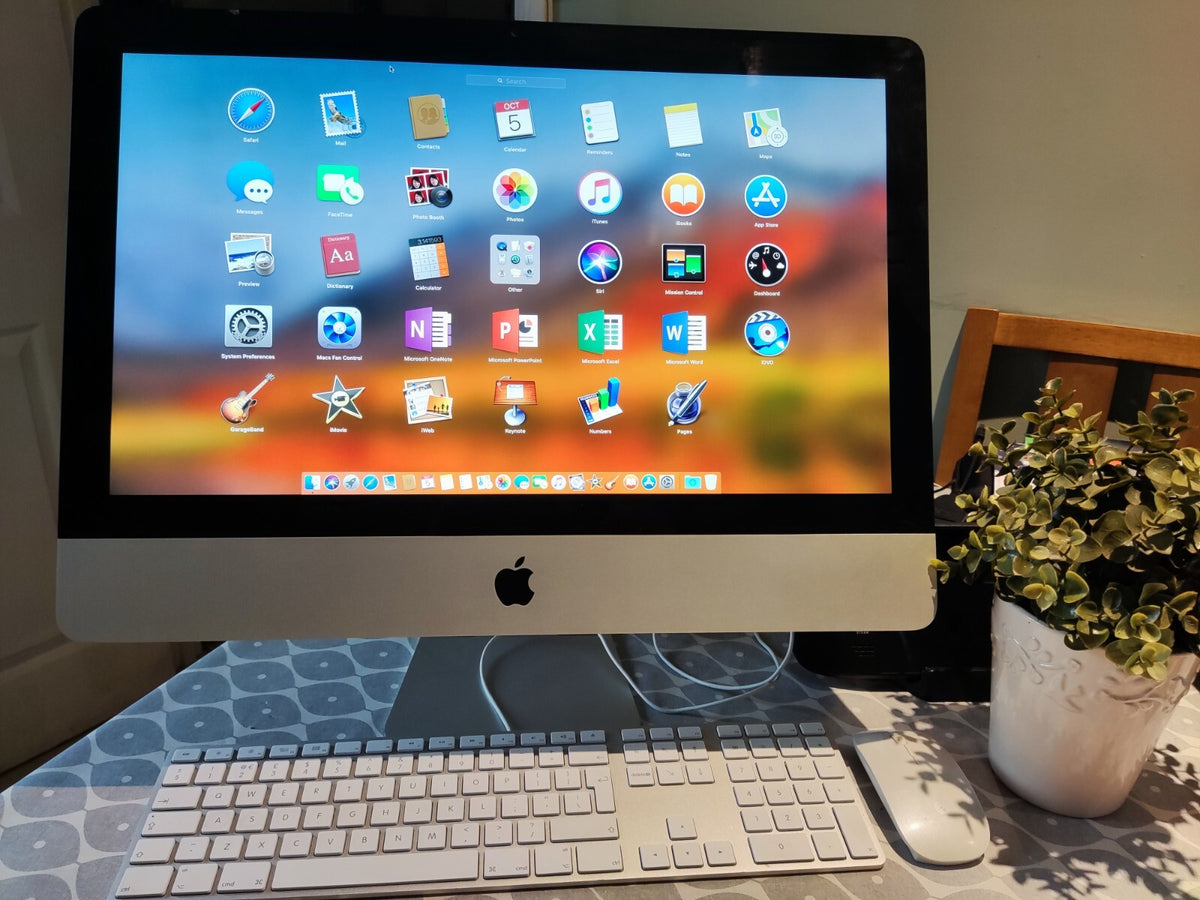 Apple Imac 21.5 Intel i5 3.1Ghz 4/8GB 120GB SSD DVD WIFI MacOS High Sierra 1 Day