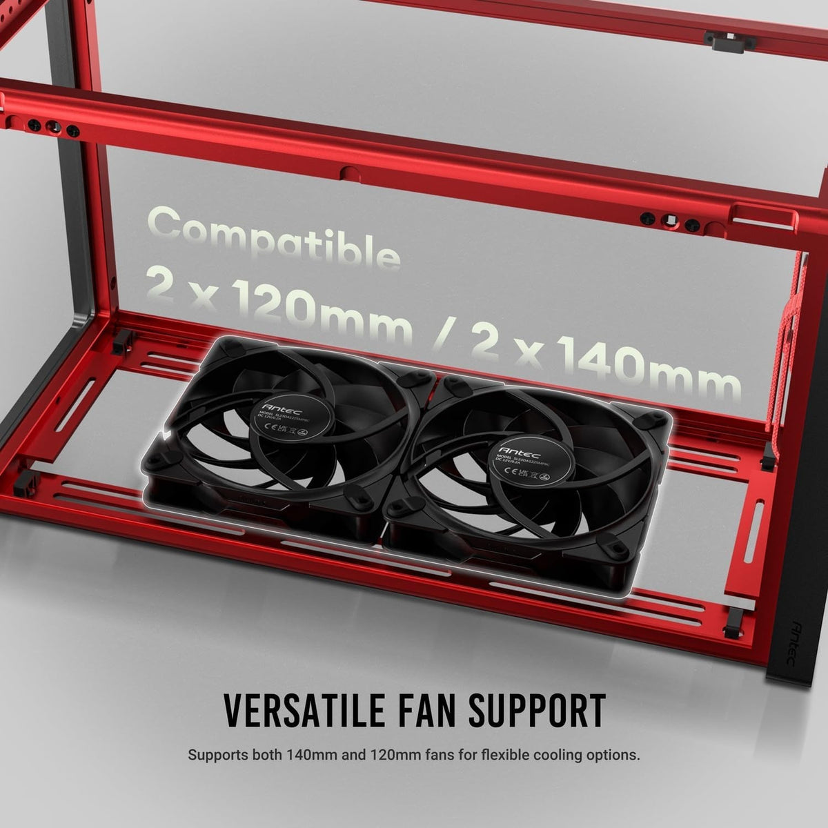Antec Performance 1M Aventurine Mini ITX PC Case CNC Aluminum PCIe 4.0 Riser