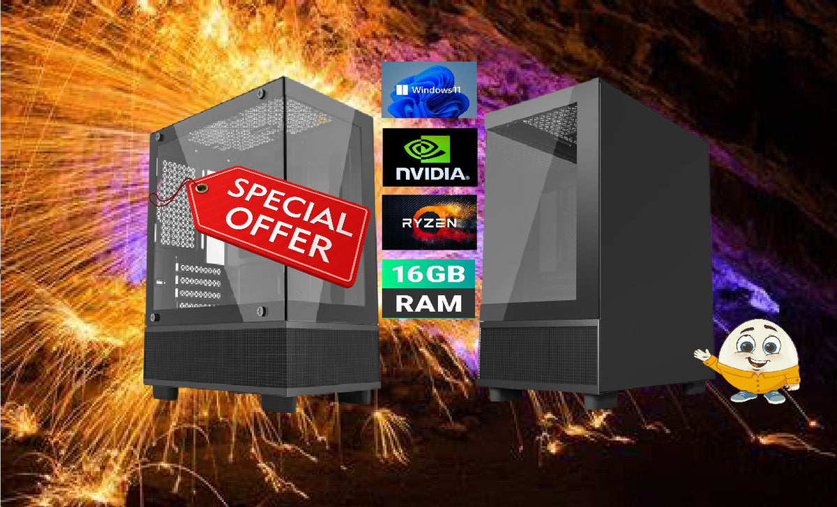OFFER | Ryzen 7600X 6c 12t | 16GB DDR5 | 1Tb NVMe | W11 | RTX5060 RGB Gaming PC