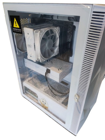 AMD Ryzen 5 MESH WHITE RGB 6 Fans Gaming PC 16GB RAM 256SSD 1TB HDD