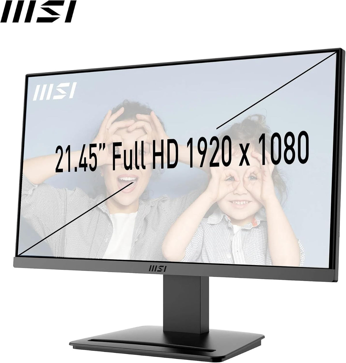 MSI PRO MP223 E2 21.45" Full HD VA Monitor | 100Hz | 1ms | Built-in Speakers | HDMI VGA