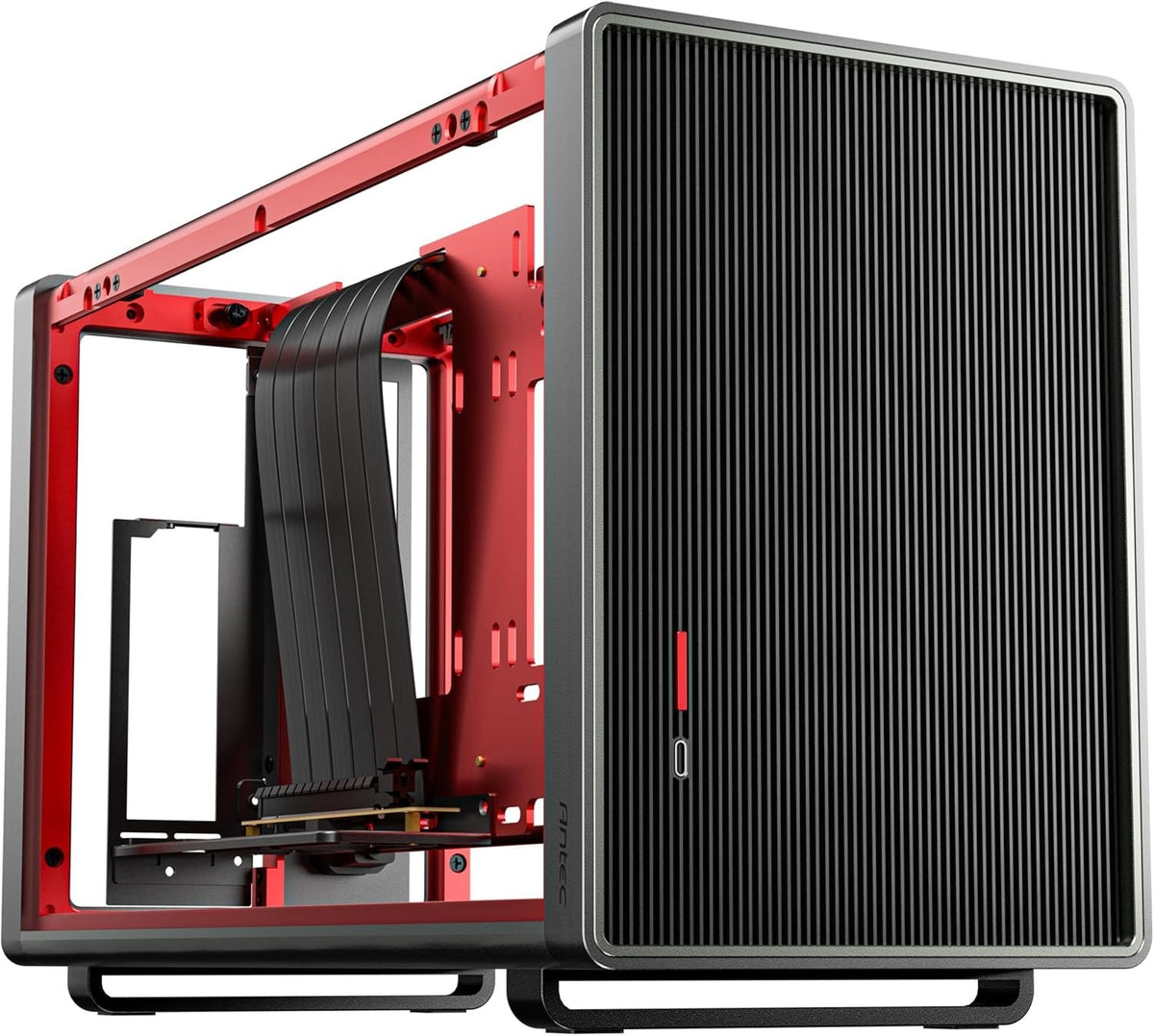 Antec Performance 1M Aventurine Mini ITX PC Case CNC Aluminum PCIe 4.0 Riser