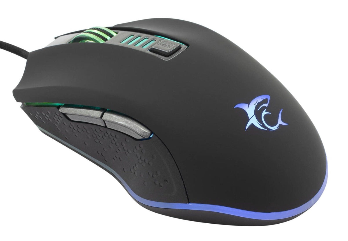 White Shark Gaming Pro RGB Octavius Mouse 6400DPI RGB USB