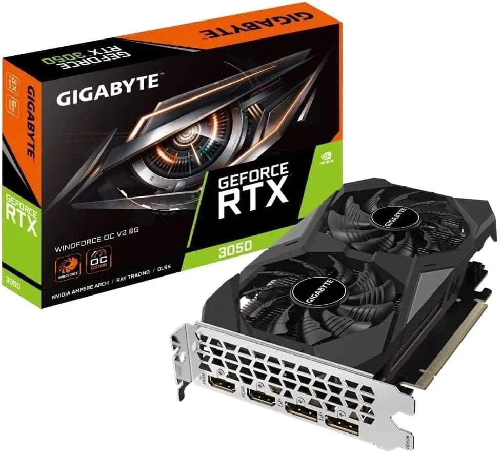 Gigabyte GeForce RTX 3050 WINDFORCE OC V2 6GB GDDR6 Graphics Card