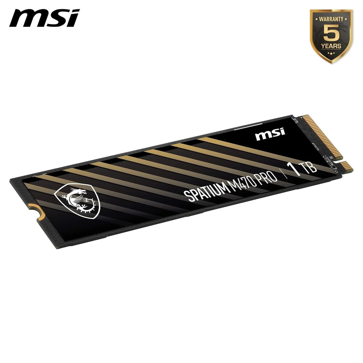 MSi Spatium Gen 4x4 M470 Pro NVMe SSD 5Y Warranty 6000MB/s Read Creators PS5 1TB