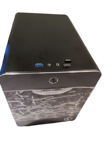 ATOMIC Gaming PC | AMD Ryzen 5 5600 | RX6600 8GB | 16GB RAM | 256GB NVMe + 1TB HDD | Mini ITX | Win 11 Pro