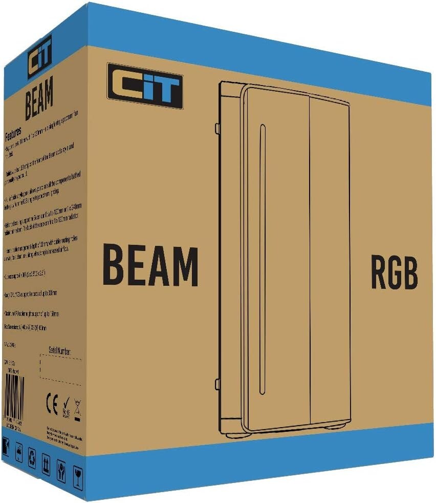 EGGY PC CiT BEAM RGB Gaming PC | Intel i5 | Radeon RX580 8GB | 16GB | 240GB SSD + 1TB HDD | Win 11