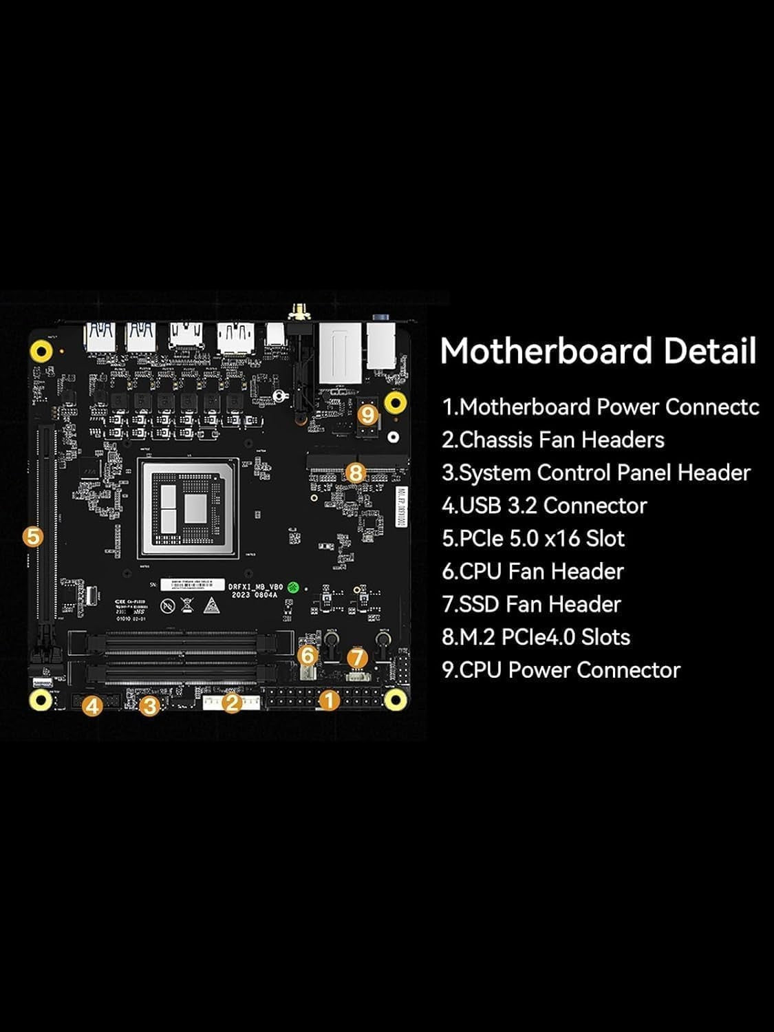 MINISFORUM BD790i ITX Board + AMD Ryzen 9 7945HX 16C/32T CPU PCIe 5.0 x16 WiFi