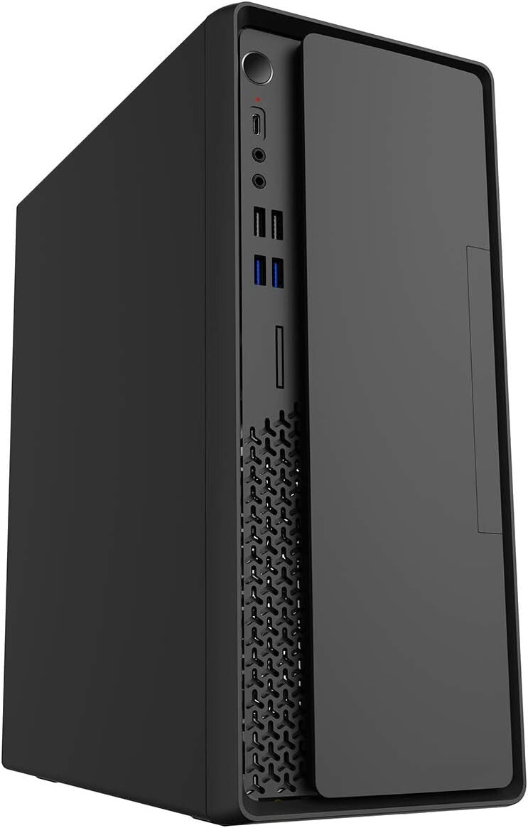 Black Home Office PC: Intel 7400 (12th Gen Alder Lake) | UHD 730 16GB | 256NMVe