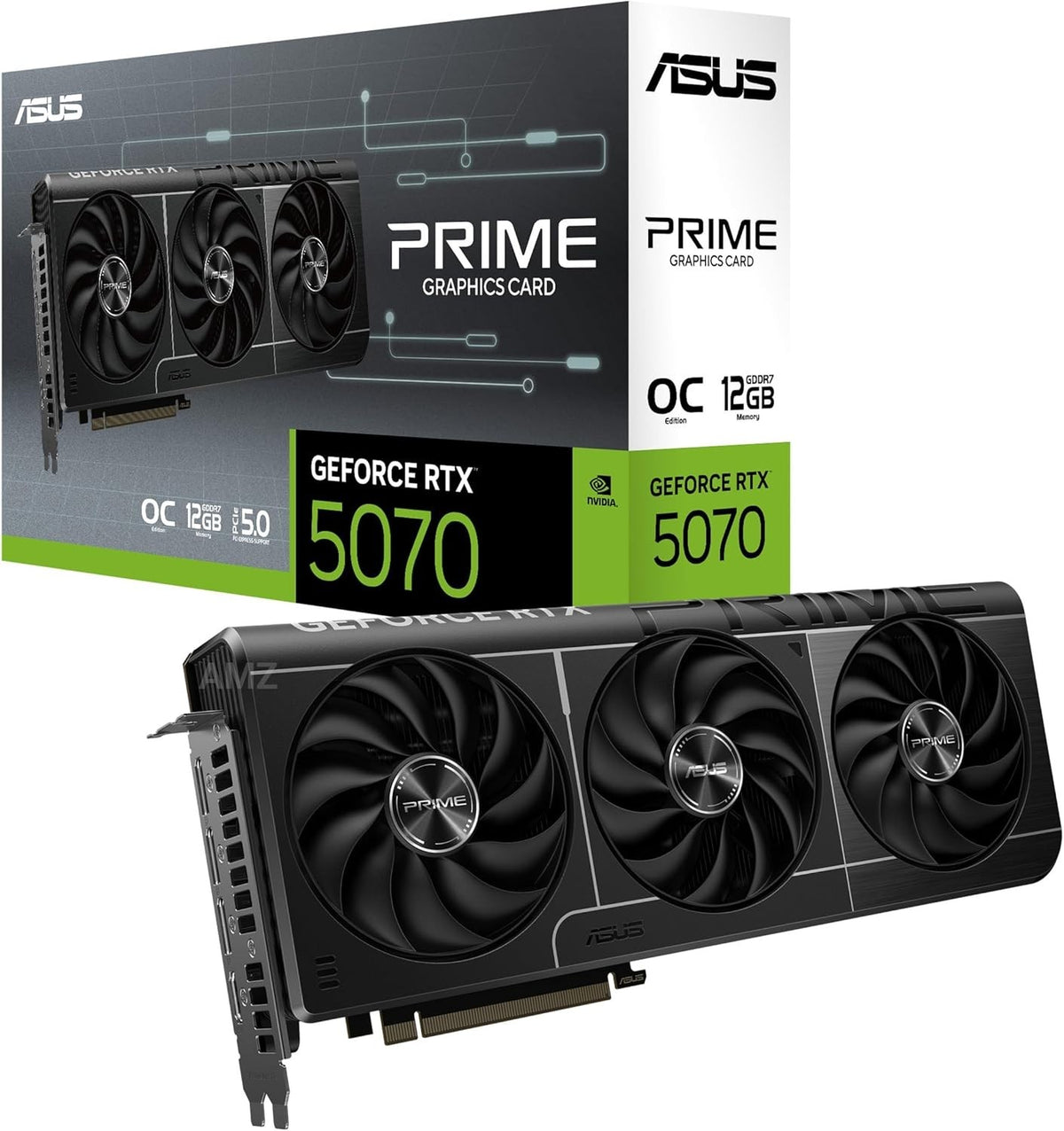 Eggy PC | ASUS Prime GeForce RTX 5070 12GB GDDR7 OC - PCIe 5.0 - Axial-tech