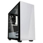 Kolink Stronghold White Midi-Tower PC Case | Tempered Glass Side Window