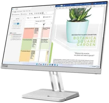 Lenovo L24e-40 23.8" FHD Monitor | Cloud Grey | 100Hz | Same Day Dispatch | HDMI