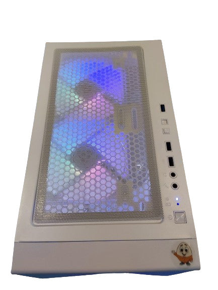 AMD Ryzen 5 MESH WHITE RGB 6 Fans Gaming PC 16GB RAM 256SSD 1TB HDD
