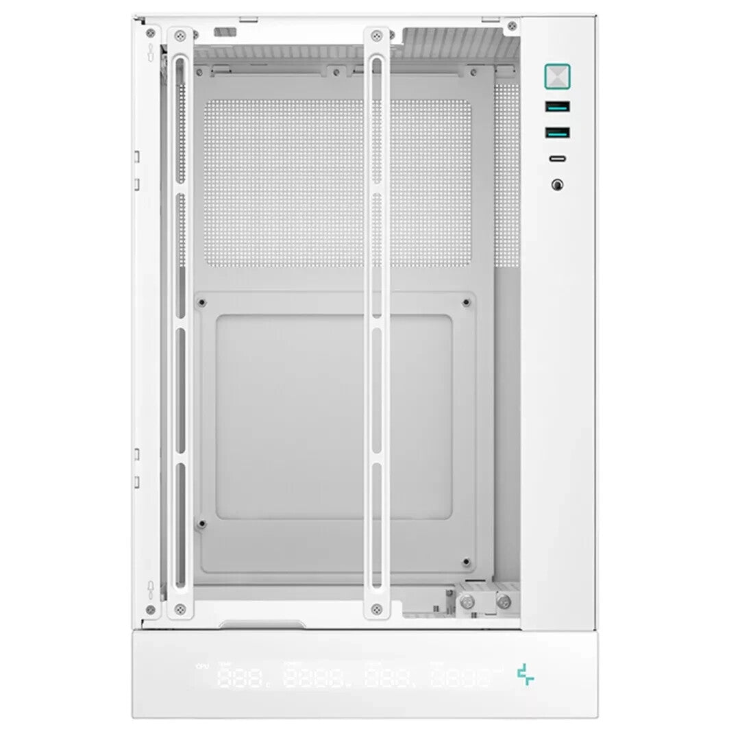EGGY PC Mini ITX Gaming PC | DeepCool White | Ryzen 5 | RTX 5060 | 32GB DDR5 | 2TB NVMe | LCD