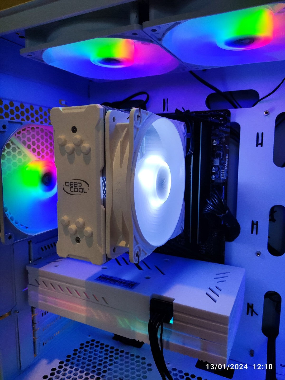 AMD Ryzen 5 MESH WHITE RGB 6 Fans Gaming PC 16GB RAM 256SSD 1TB HDD