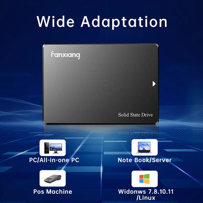Fanxiang S101 512GB SATA III SSD | 2.5" Internal | 550MB/s | 3-Year Warranty