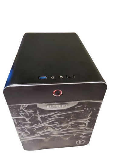 ATOMIC Gaming PC | AMD Ryzen 5 5600 | RX6600 8GB | 16GB RAM | 256GB NVMe + 1TB HDD | Mini ITX | Win 11 Pro