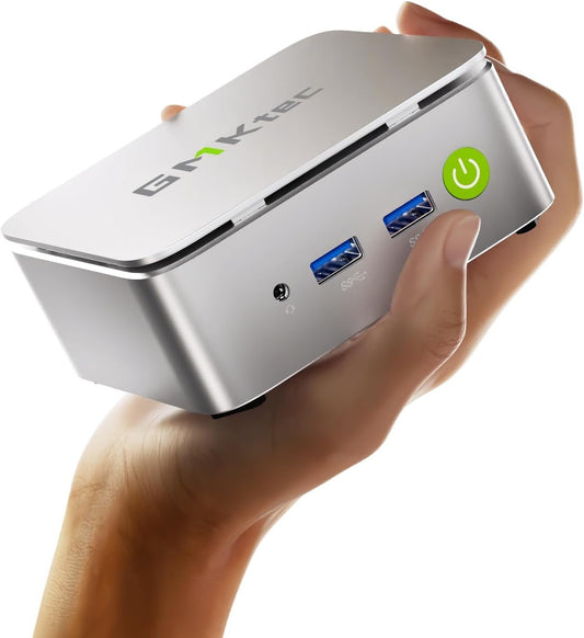GMKtec G10 Mini PC | AMD Ryzen 5 3500U | DDR4 RAM | 256GB NVMe | Win 11 Pro