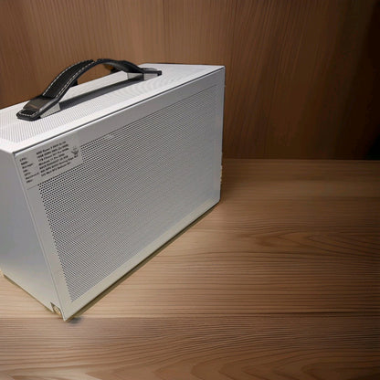 White AMD Mini Gaming PC | Ryzen 5 5600 · RX9060XT 8GB · 16GB RAM · 1TB SSD