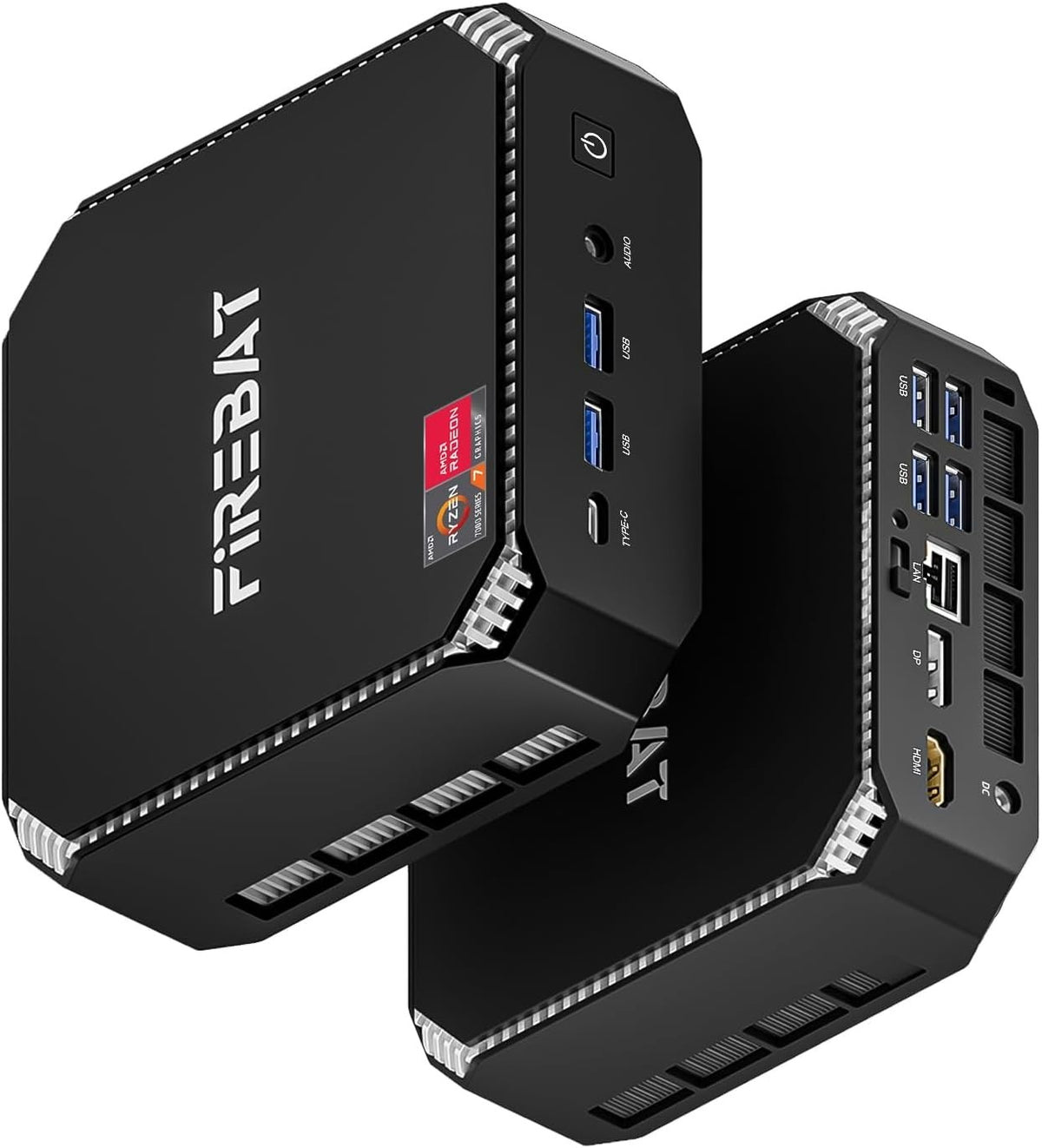 FIREBAT A6 Mini PC | AMD Ryzen 7 7735HS | 16GB LPDDR5 | 1TB NVMe | Win 11 Pro