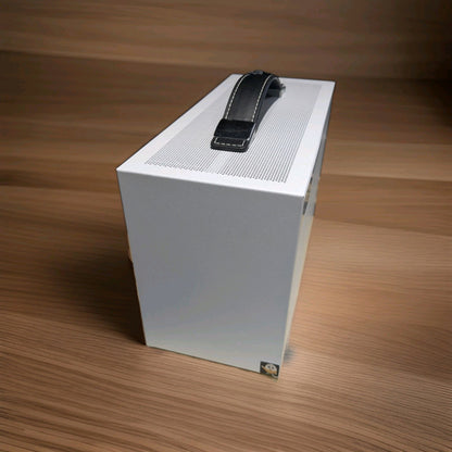 White AMD Mini Gaming PC | Ryzen 5 5600 · RX9060XT 8GB · 16GB RAM · 1TB SSD