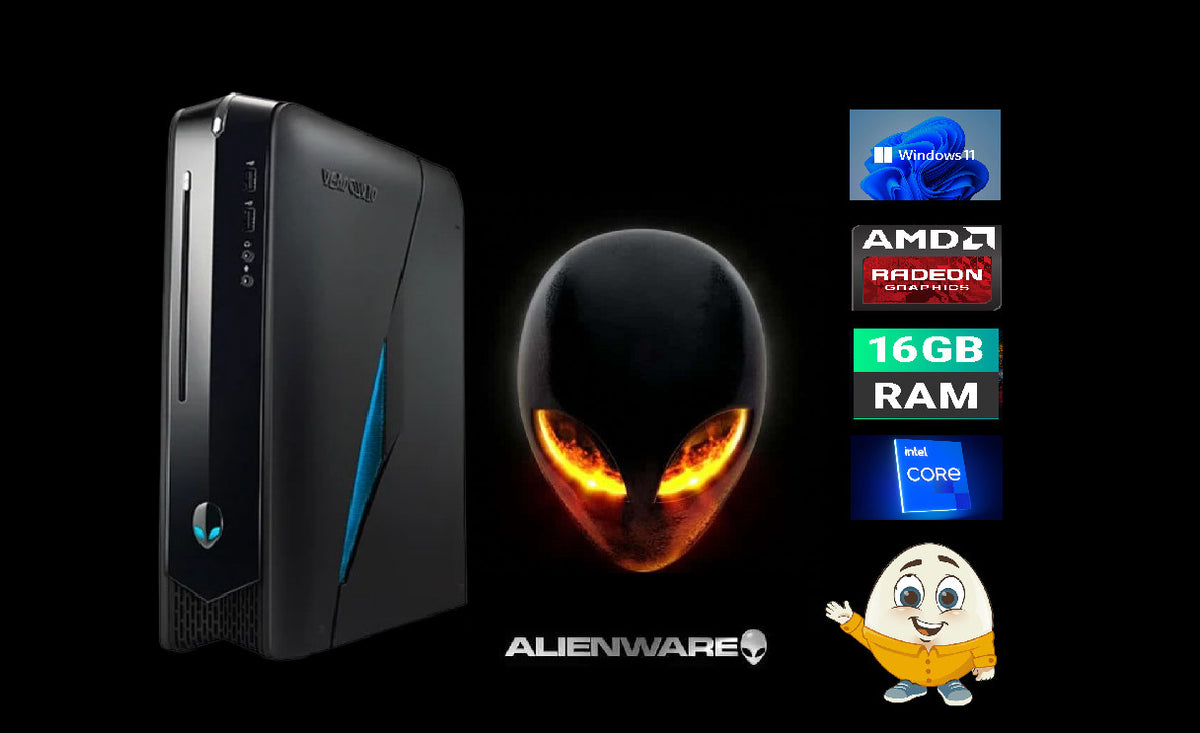 Dell Alienware X51 Gaming PC | Intel Core i7 | Radeon RX6500XT 4GB | 16GB RAM | 480GB SSD | Win 11