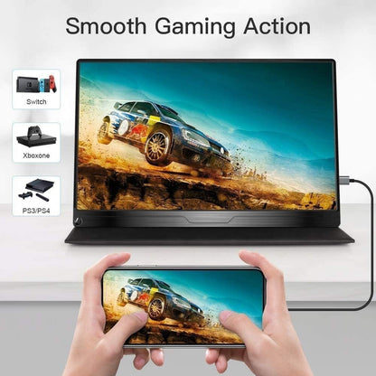 Portable Monitor 15.6" Mobile Monitor 1920×1080 Full HD IPS USB C Monitor Travel