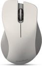 Perixx PERIMICE-621 Retro Beige Wireless Mouse | Silent Clicks | 1000/1600 DPI | Ergonomic