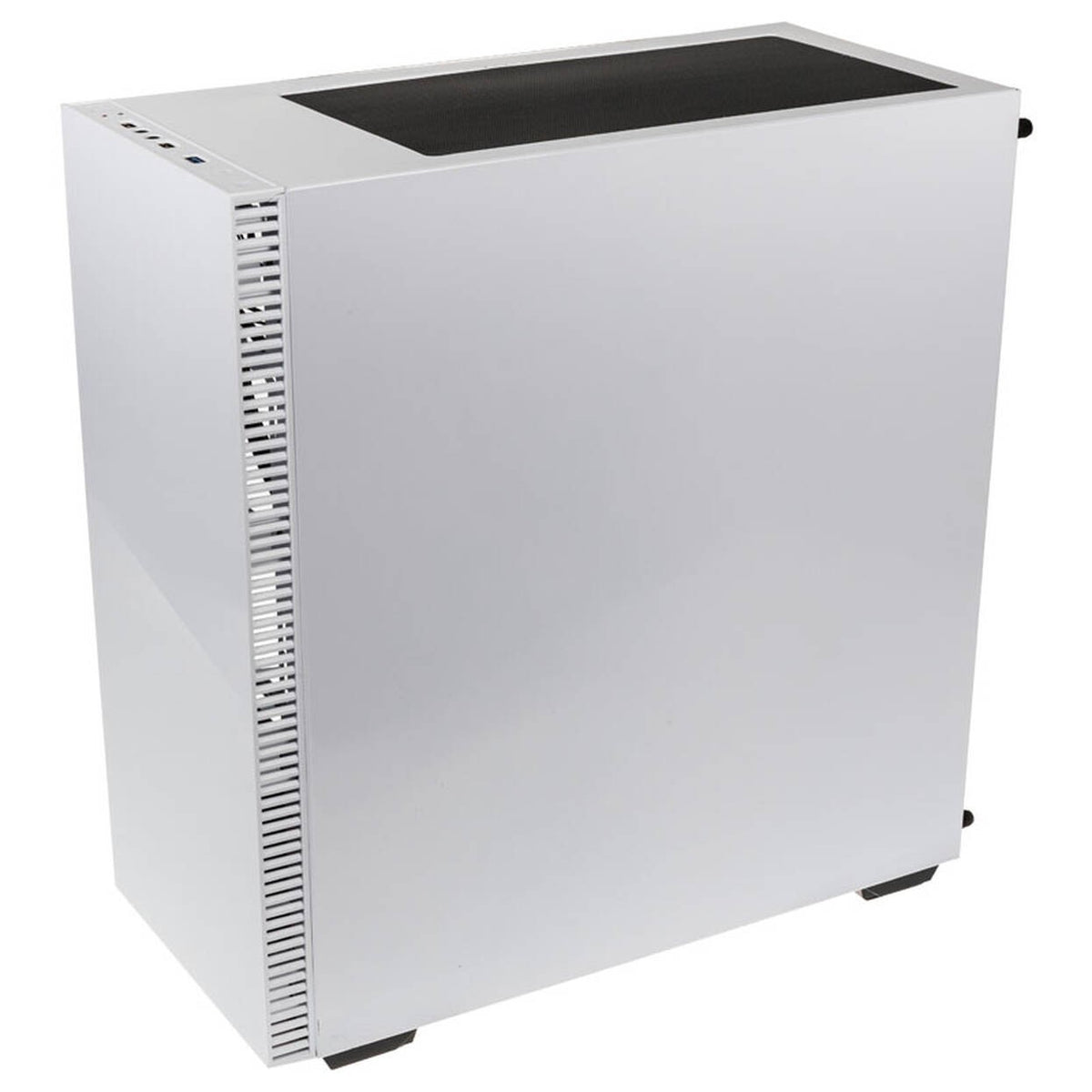 Kolink Stronghold White Midi-Tower PC Case | Tempered Glass Side Window