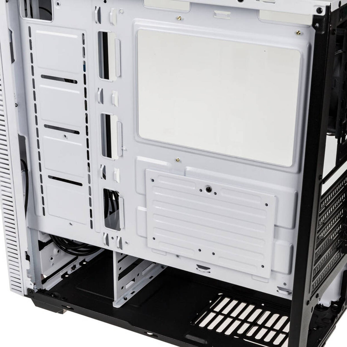 Kolink Stronghold White Midi-Tower PC Case | Tempered Glass Side Window