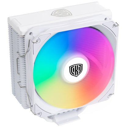 Kolink Umbra EX180 ARGB White CPU Cooler - 120mm PWM Tower Air Cooler