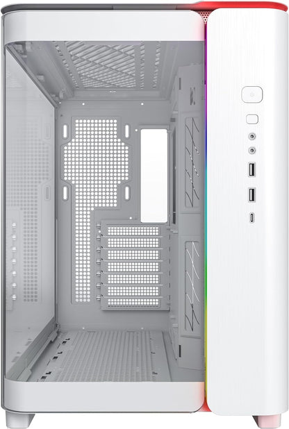 White RGB Gaming PC Ryzen5 NVIDIA RTX 5060 16GB 1TB Win 11 Premium Build Customisable
