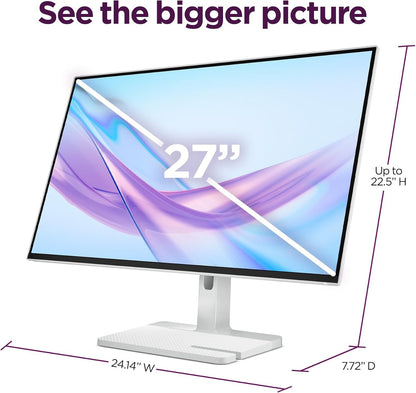 Lenovo L27q-4A 27" QHD IPS Monitor | 100Hz | 1ms | 99% sRGB | Built-in Speakers