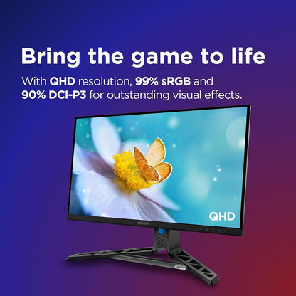 Lenovo Legion R27qe Gen 2 27" QHD 1440p IPS Gaming Monitor 200Hz 0.5ms HDMI 2.1