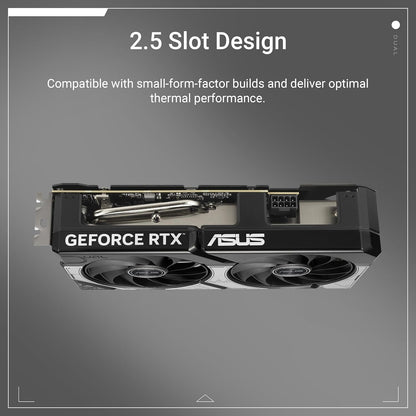 ASUS Dual RTX 5060 8GB GDDR7 OC Edition PCIe 5.0 DLSS 4 Gaming Graphics Card