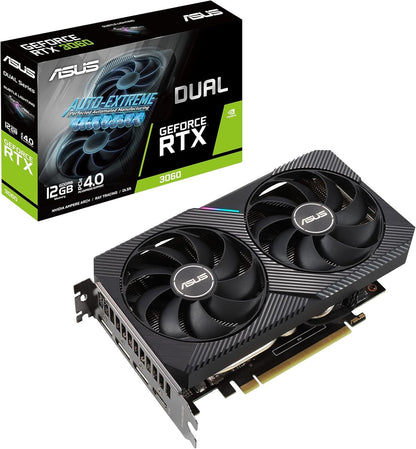 ASUS Dual GeForce RTX 3060 V2 OC Edition 12GB GDDR6 Graphics Card NEW SEALED