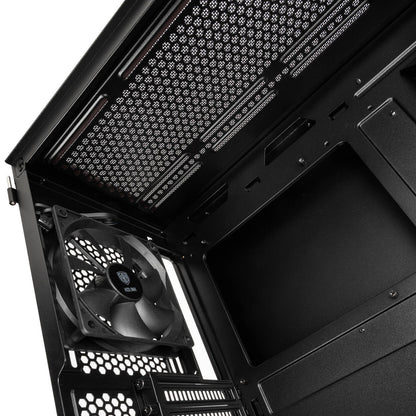 Kolink Stronghold Prime Mid Tower ATX PC Gaming Case - Black Tempered Glass