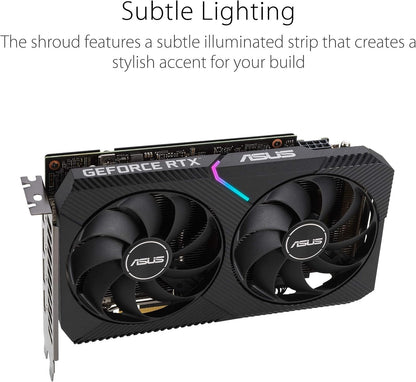 ASUS Dual GeForce RTX 3060 V2 OC Edition 12GB GDDR6 Graphics Card NEW SEALED