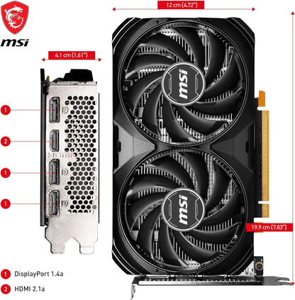 White Compact Gaming PC Ryzen 5 16GB DDR5 1TB SSD RTX4060 DLSS 3.5