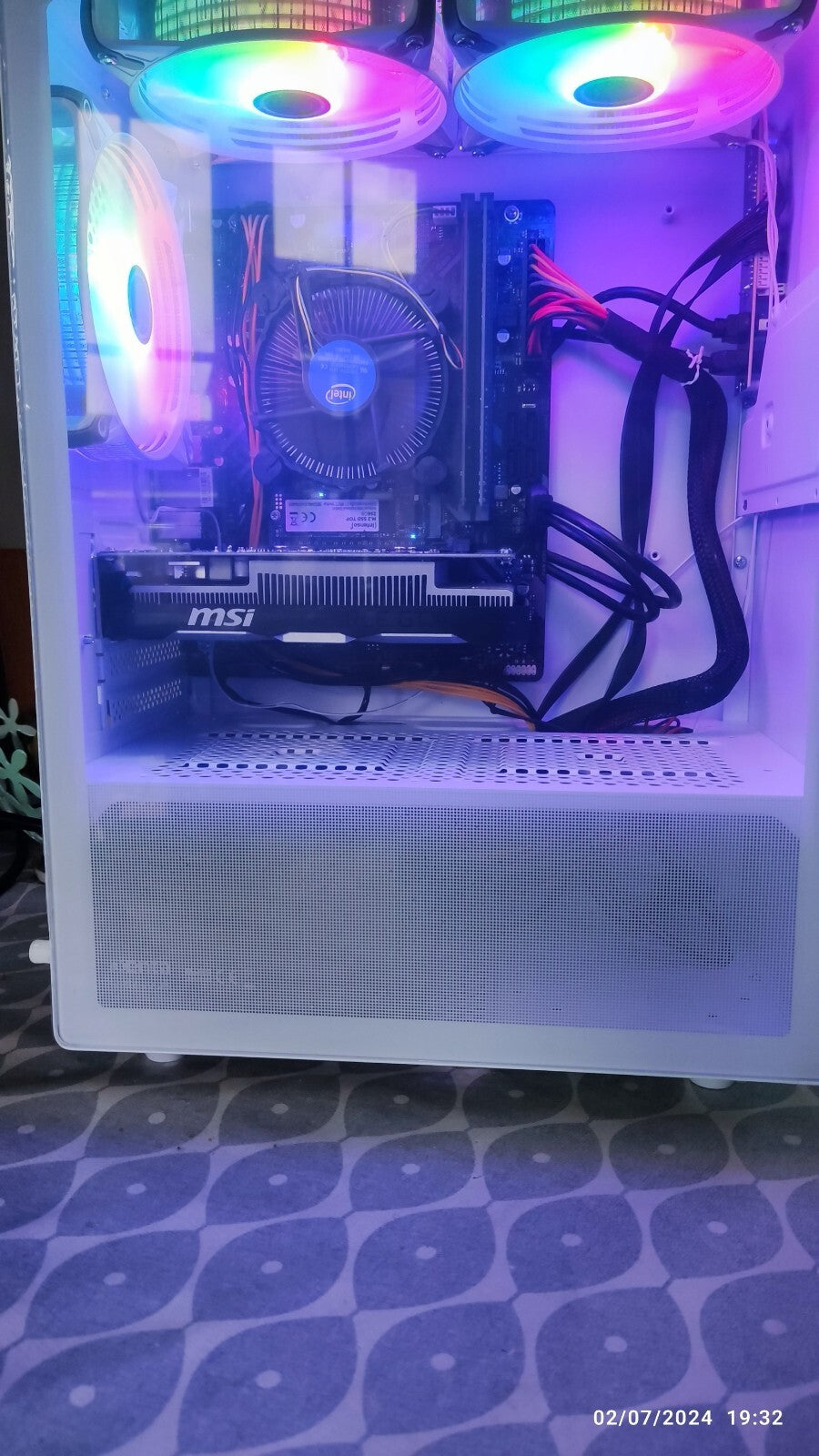 EGGY mATX RGB Gaming PC | Intel i5-9400F | GTX 1650 4GB | 16GB DDR4 | 256GB NVMe | Win 11 Pro